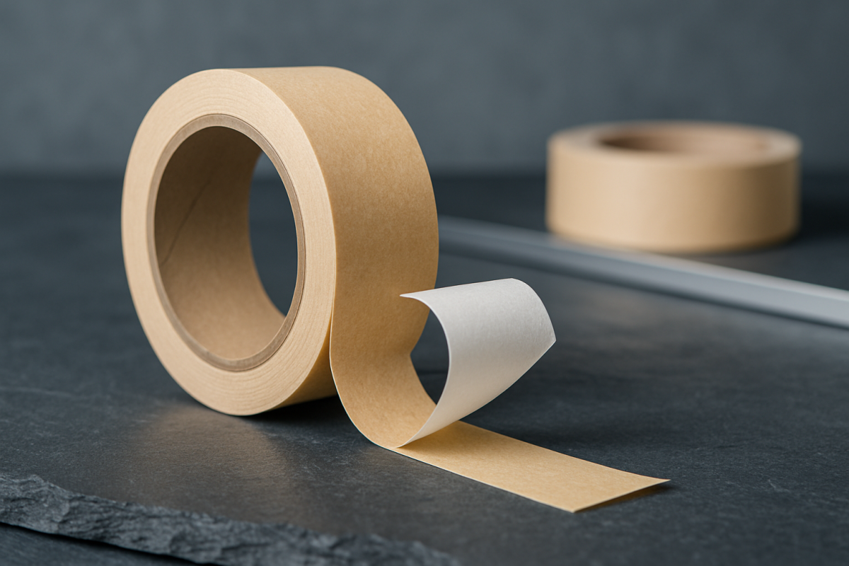 Doppelseitiges Papier-Krepp-Klebeband nachhaltig und rückstandsfrei - CHEM-TEC