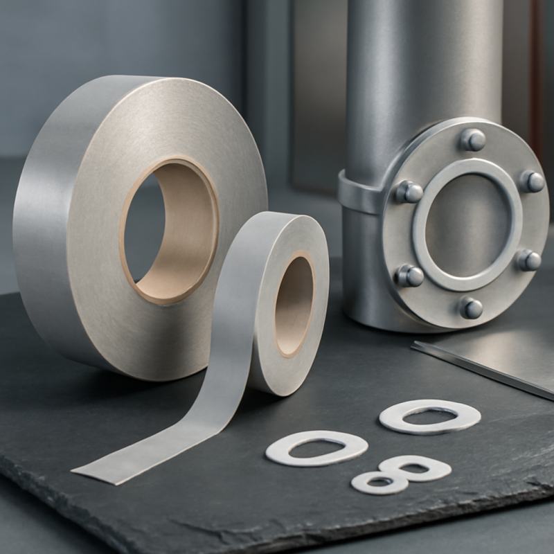 Produkt-Stillleben im Vordergrund: einseitiges Acrylat-Hochleistungs-Dichtband — eine prominente Rolle mit weichem, anschmiegsamem Ionomer-Trägermaterial in hel