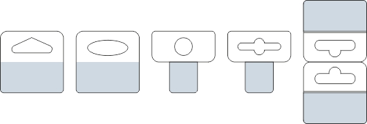 Weitere Grundformen für CHEM-TEC Hangtabs
