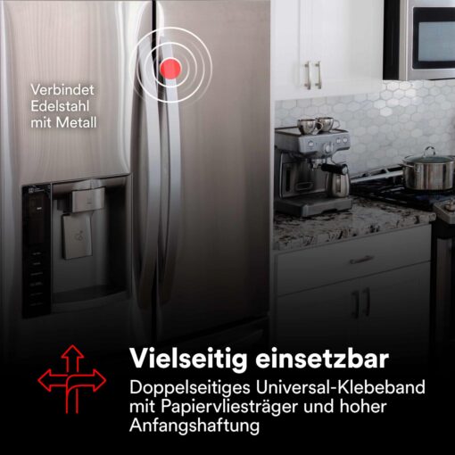 3M 56215 doppelseitiges Klebeband mit Papiervlie, Doppelseitig klebend, Papier/Krepp – CHEM-TEC
