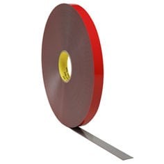 3M Acrylic Foam doppelseitiges Klebeband GT6012P, Grau, 1.2 mm, 70 mm x 66 m
