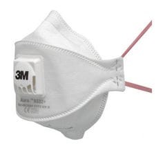 3M Aura Partikelmaske, FFP3, mit Ventil, 9332+