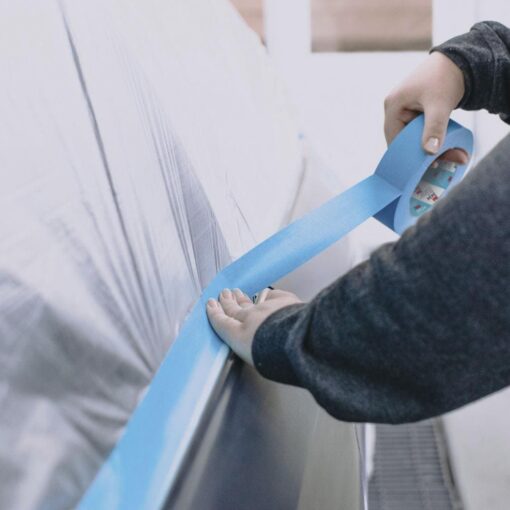 3M Hochleistungsabdeckband blau 3434, 18 mm × 50 m, 07895, Krepppapier – CHEM-TEC