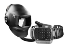 3M Speedglas G5-01 Schweißmaske, ohne Schweißfilter mit 3M Adflo Gebläseatemschutz-System, 617800