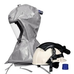 3M Versaflo S-Serie Haube mit versiegelten Nähten, Innenkragen und Helm, S-865E