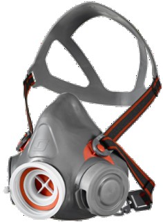 3M Wiederverwendbare Halbmaske HF-351, klein, 50 mm, 10 pro Packung