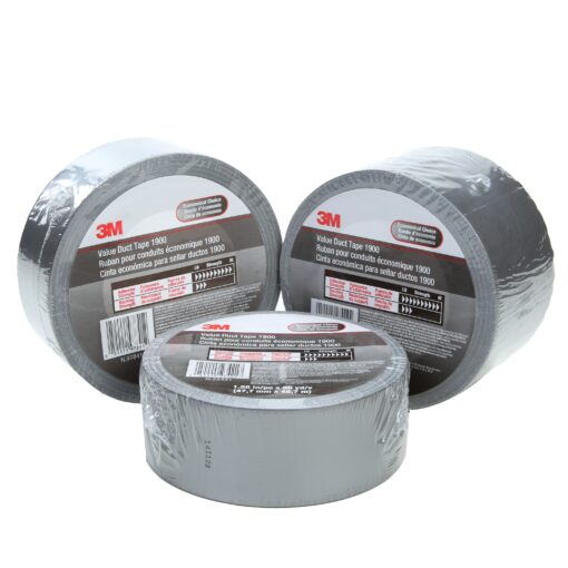 Scotch® 1900 Gewebe-Klebeband / silber und schwarz