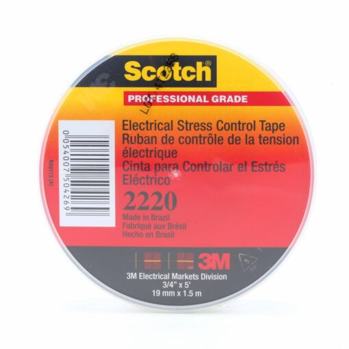 3M Scotch 2220 Feldsteuerungsband, selbstverschweißend, Grau, 19 mm x 2 m, 0.76 mm – CHEM-TEC