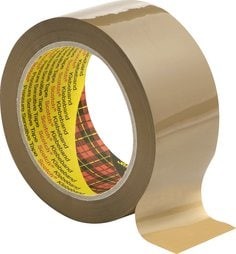 Scotch Verpackungsklebeband 3707, Buff, 38 mm x 66m