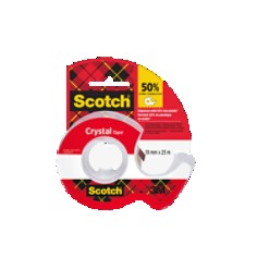 Scotch Crystal Klebeband 6-1925D, 19 mm x 25 m