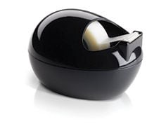 Scotch Karim Rashid Tischabroller, schwarz + Scotch Magic unsichtbares Klebeband, 19 mm x 7,5 m