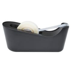 Scotch Tischabroller C18, Schwarz + Scotch Magic Unsichtbares Klebeband, 1 Rolle/Packung